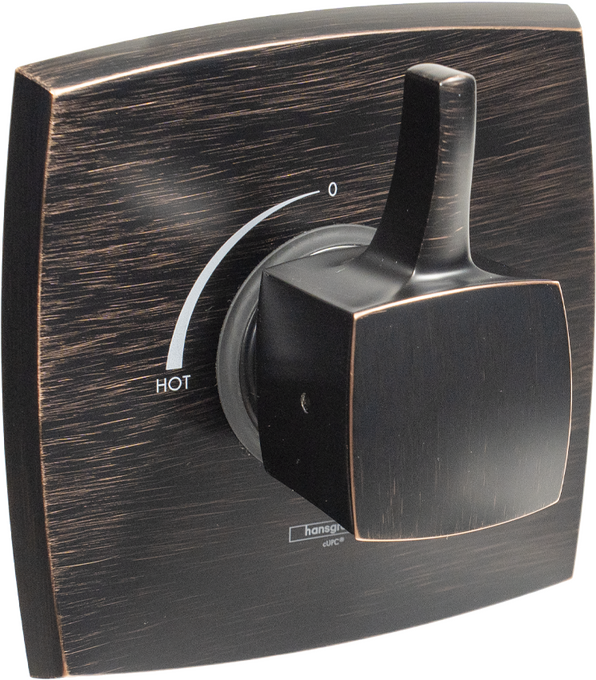 Hansgrohe Ecostat Classic Pressure Balance Trim, Square