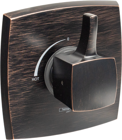 Hansgrohe Ecostat Classic Pressure Balance Trim, Square