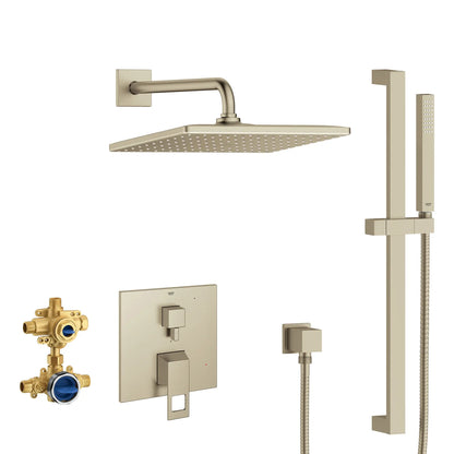 Grohe Eurocube Pressure Balance Rain Shower Set