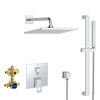 Grohe Eurocube Pressure Balance Rain Shower Set