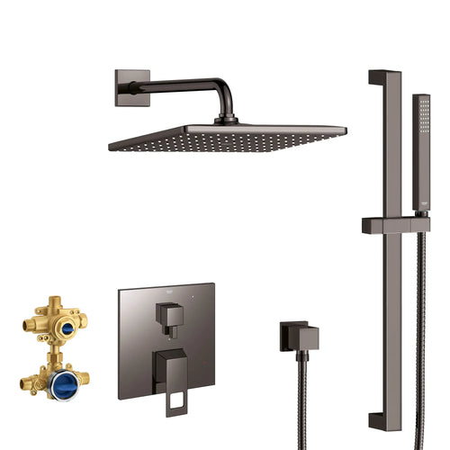 Grohe Eurocube Pressure Balance Rain Shower Set