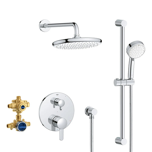 Grohe Cosmopolitan Pressure Balance Rain Shower Set