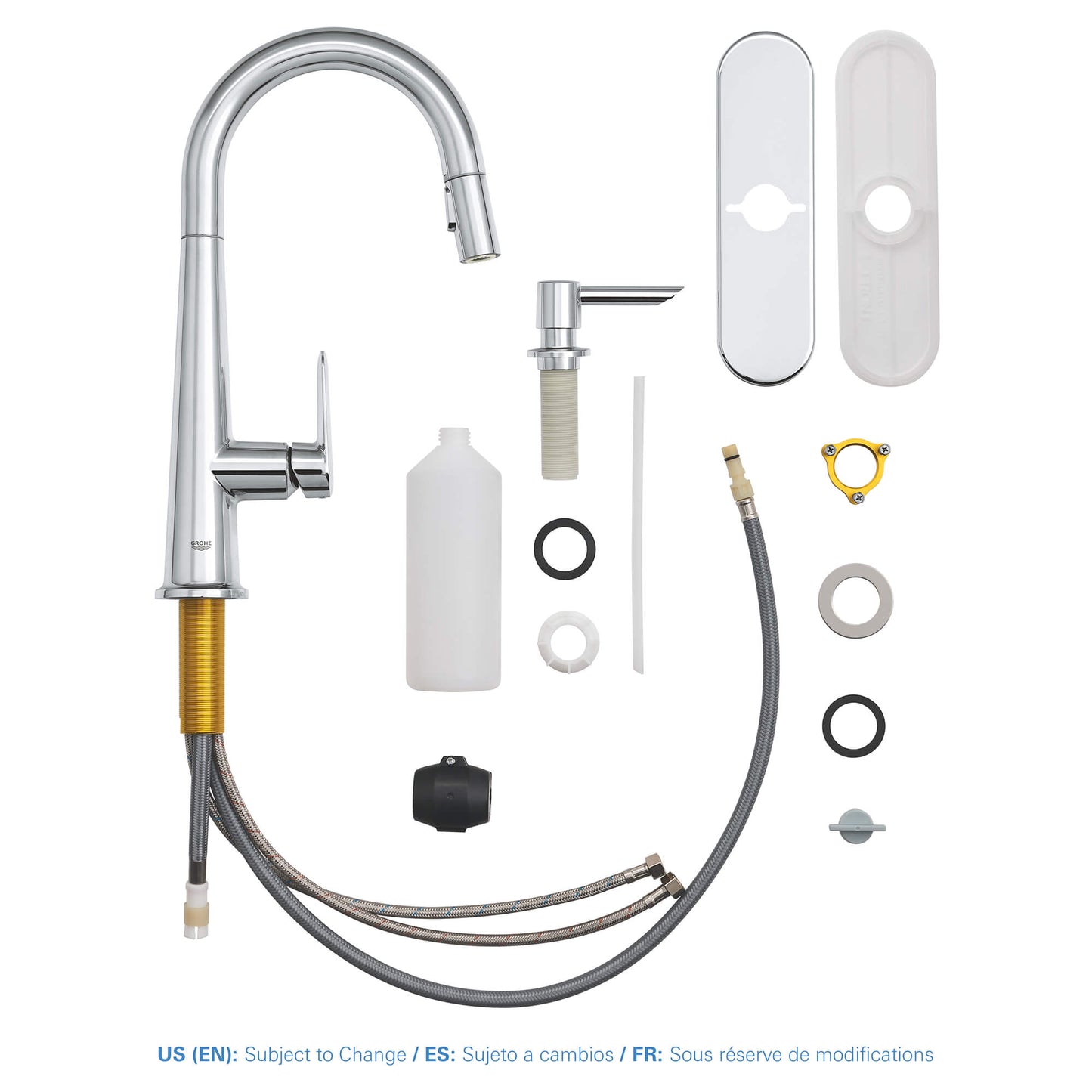 Grohe Single-Handle Pull Down Kitchen Faucet 6.6 L/min (1.75 gpm)