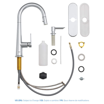 Grohe Single-Handle Pull Down Kitchen Faucet 6.6 L/min (1.75 gpm)