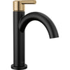 Nicoli Single-hole Bathroom Faucet 1L - Matte Black/Champagne Bronze