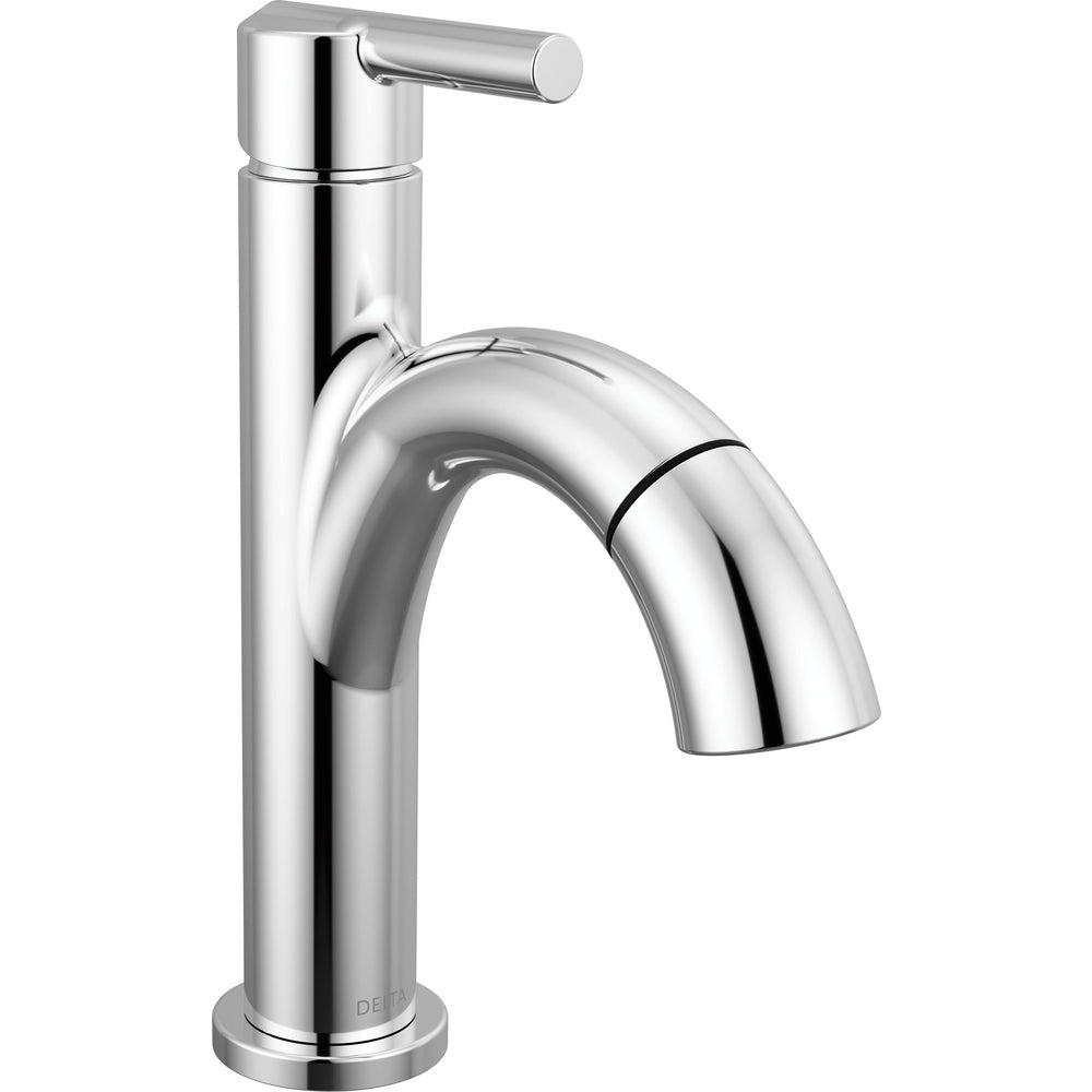 Nicoli Single Handle Pull-down Bathroom Faucet - Chrome