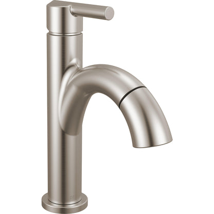 Nicoli Single Handle Pull-down Bathroom Faucet - Stainless