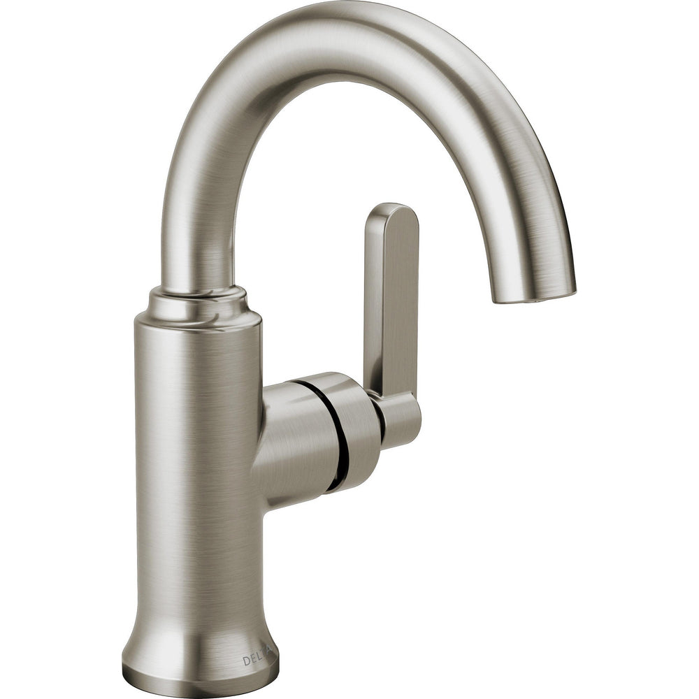 Alux Single Handle Centerset Lavatory Faucet - SpotShield Brushed Nickel