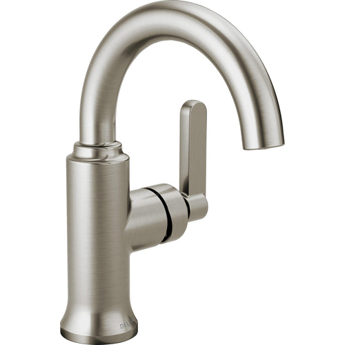 Alux Single Handle Centerset Lavatory Faucet - SpotShield Brushed Nickel