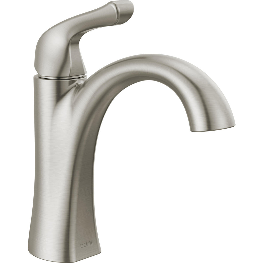 Delta - Arvo Single-hole Bathroom Faucet 1L - SpotShield Brushed Nickel