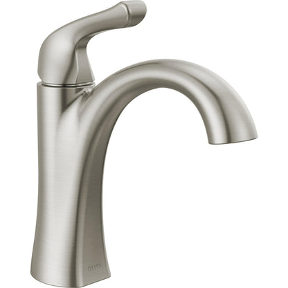 Delta - Arvo Single-hole Bathroom Faucet 1L - SpotShield Brushed Nickel