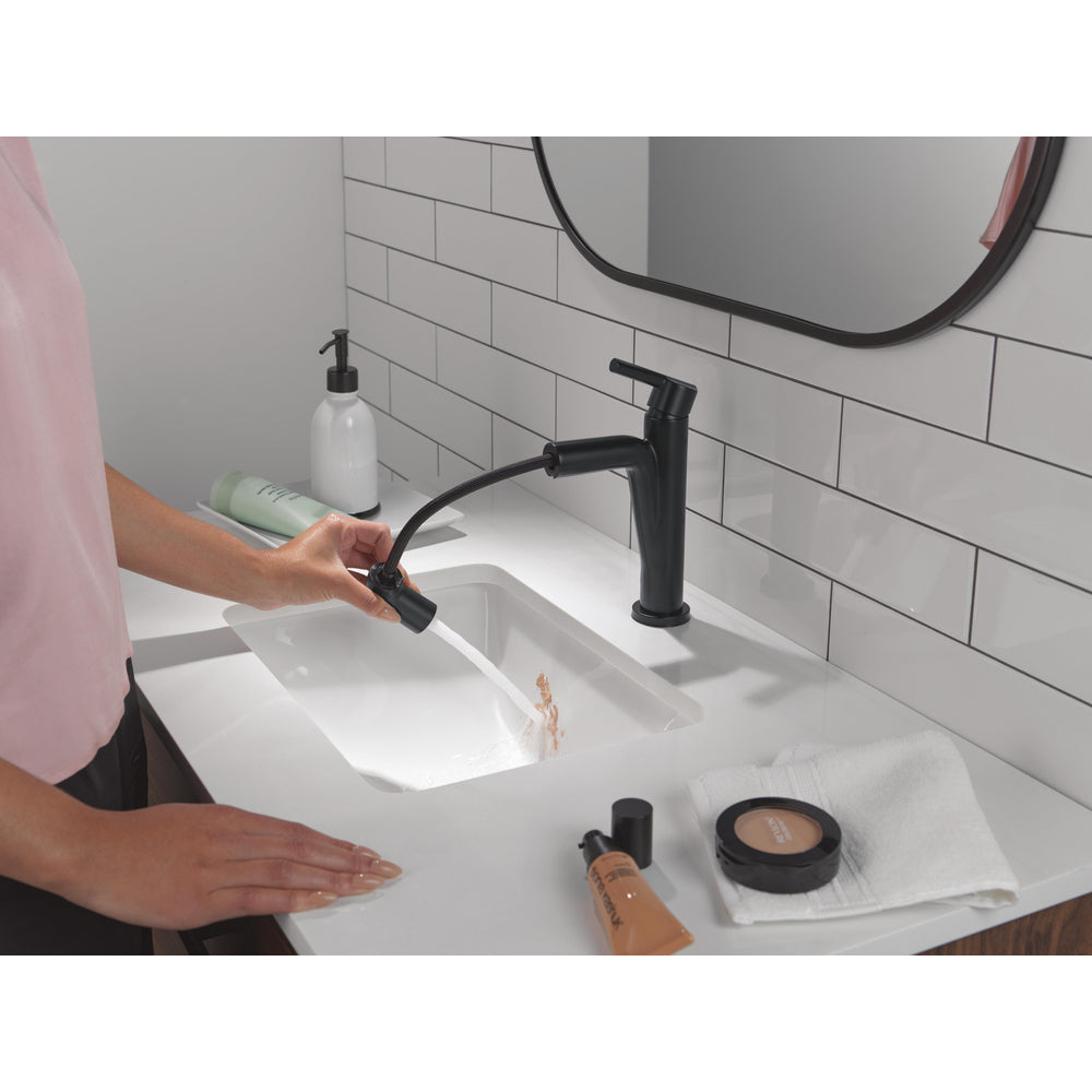 Delta Single Handle Pull-Donw Bathroom Faucet
