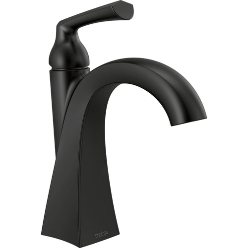 Pierce Single Handle Centreset Lavatory Faucet - Matte Black