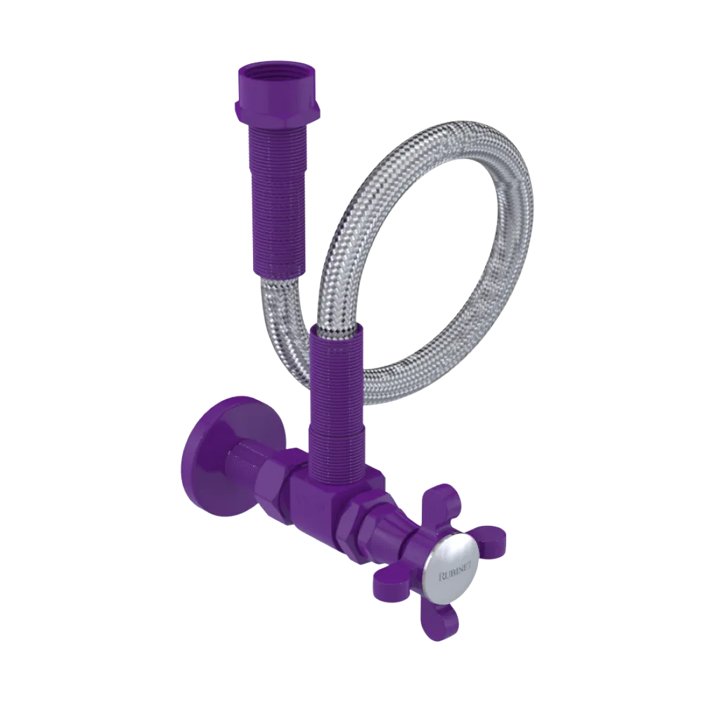 Rubinet Exposed Supply Kit (classic) Purple Haze