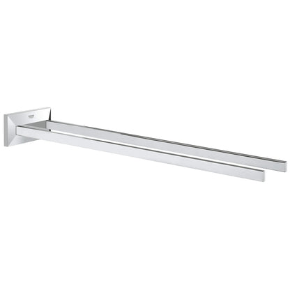 GROHE Allure Brilliant 17" Two-Arm Towel Bar – 40496