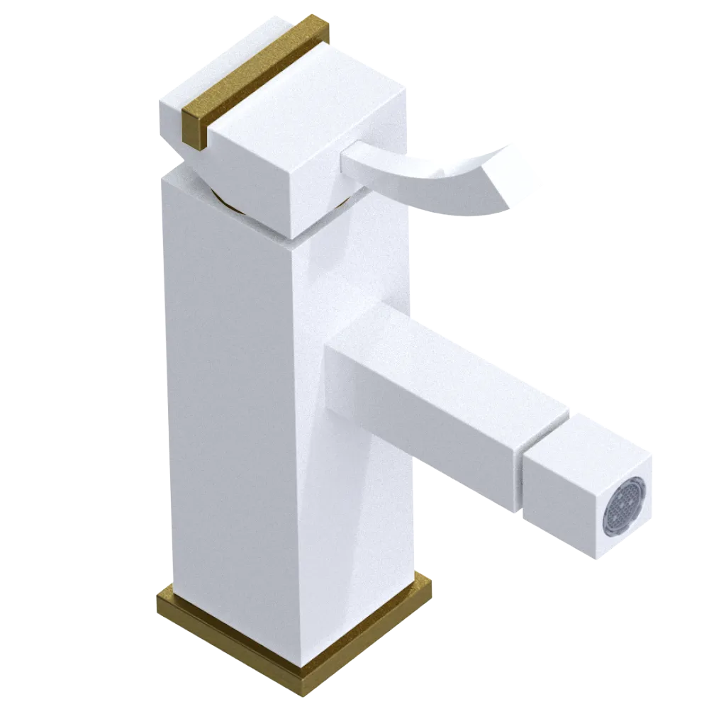 Rubinet Single Control Bidet Fitting (less drain) White