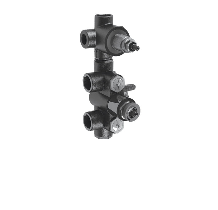 Cabano 3/4" themostatic with 3 way diverter