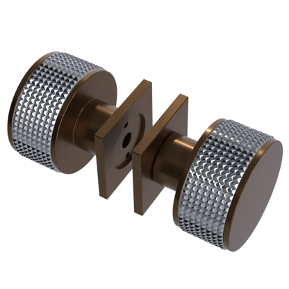 Rubinet Shower Door Knob (set) Tuscan Brass