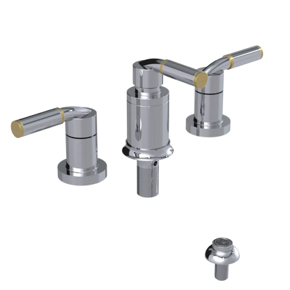 Rubinet Bidet Fitting with Spray, Diverter, and Vacuum Breaker (less drain) Chrome