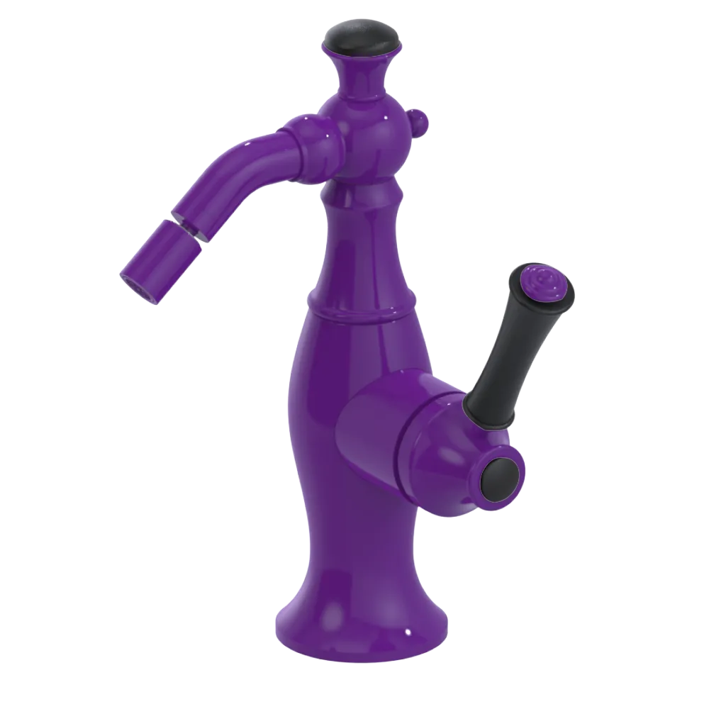 Rubinet Single Control Bidet Fitting (less drain) Purple Haze