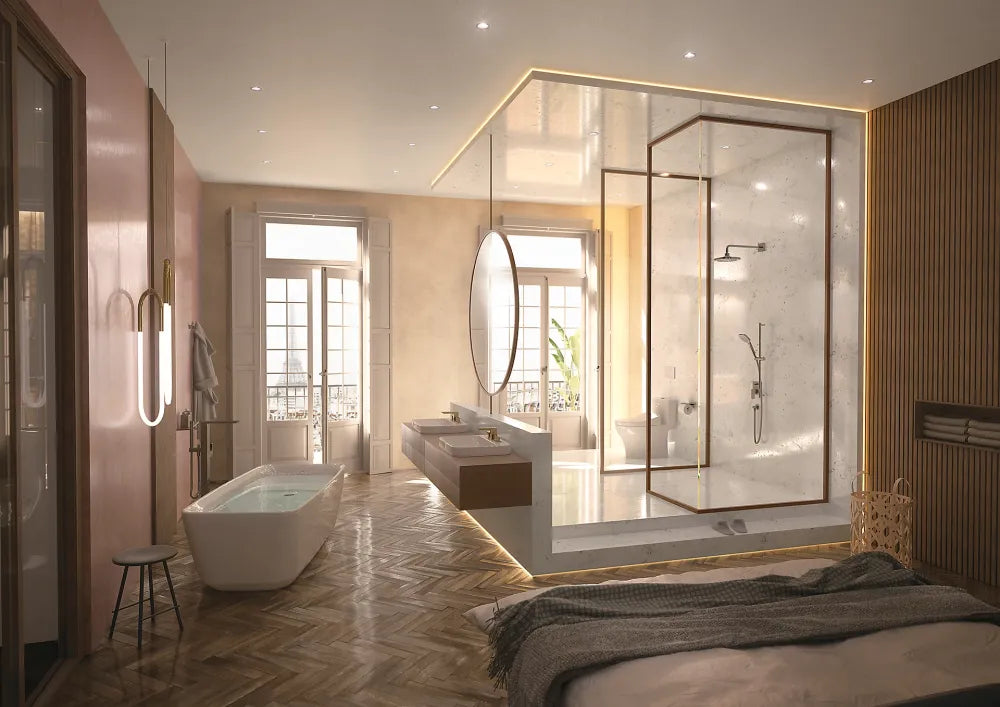 TOTO Flotation Freestanding Square Tub