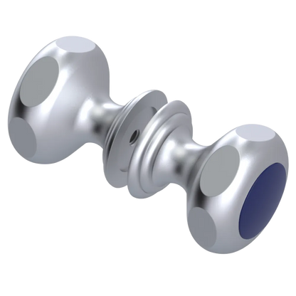 Rubinet Shower Door Knob (set) Satin Chrome