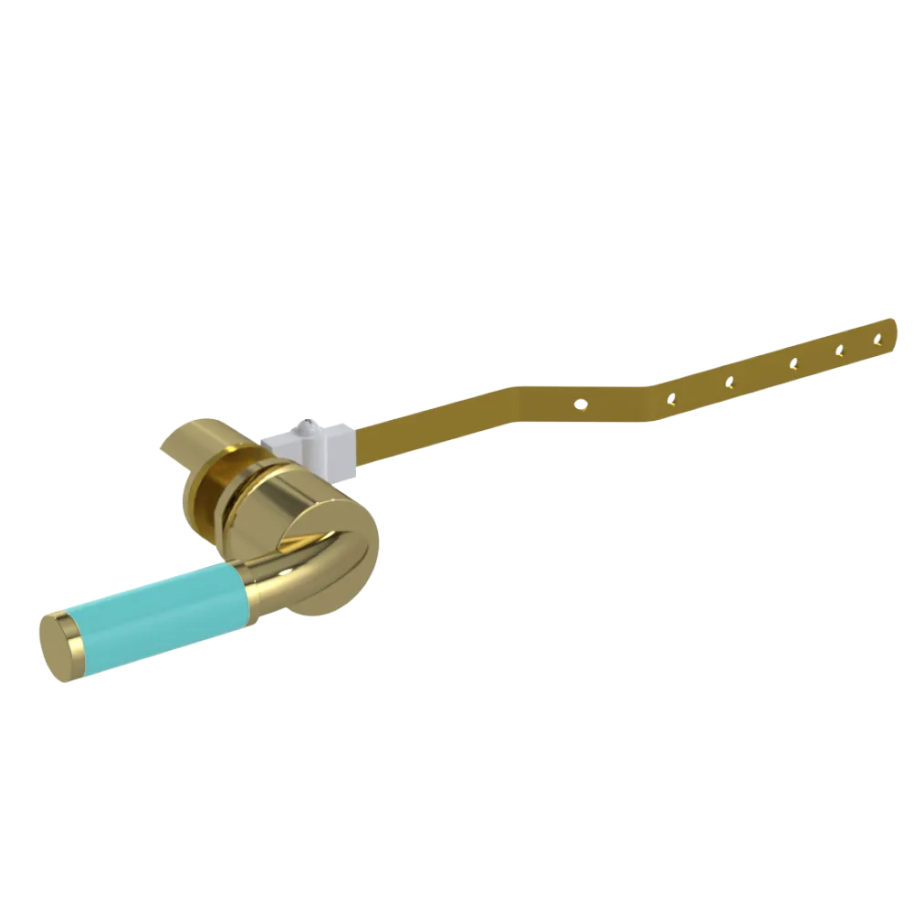 Rubinet Trip Levers Natural Brass