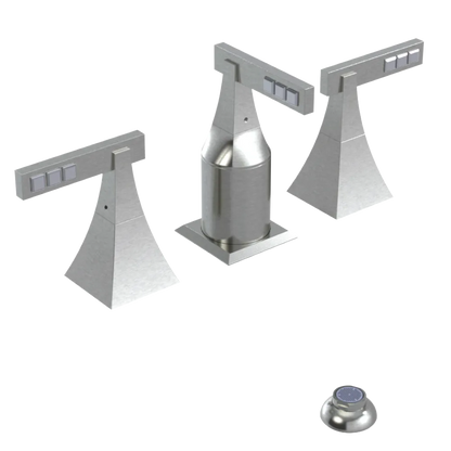 Rubinet Bidet Fitting with Spray, Diverter, and Vacum Breaker (Less Drain) Satin Nickel