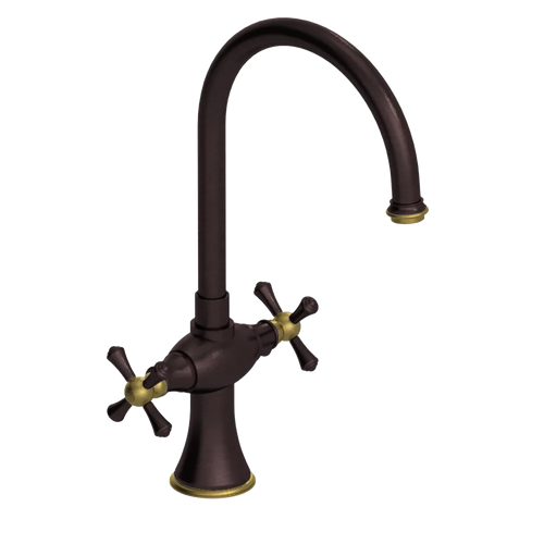 Rubinet Two Handle Single Hole Kitchen Set Oil Rubbed Bronze