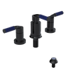 Rubinet Bidet Fitting with Spray, Diverter, and Vacum Breaker (Less Drain) Black