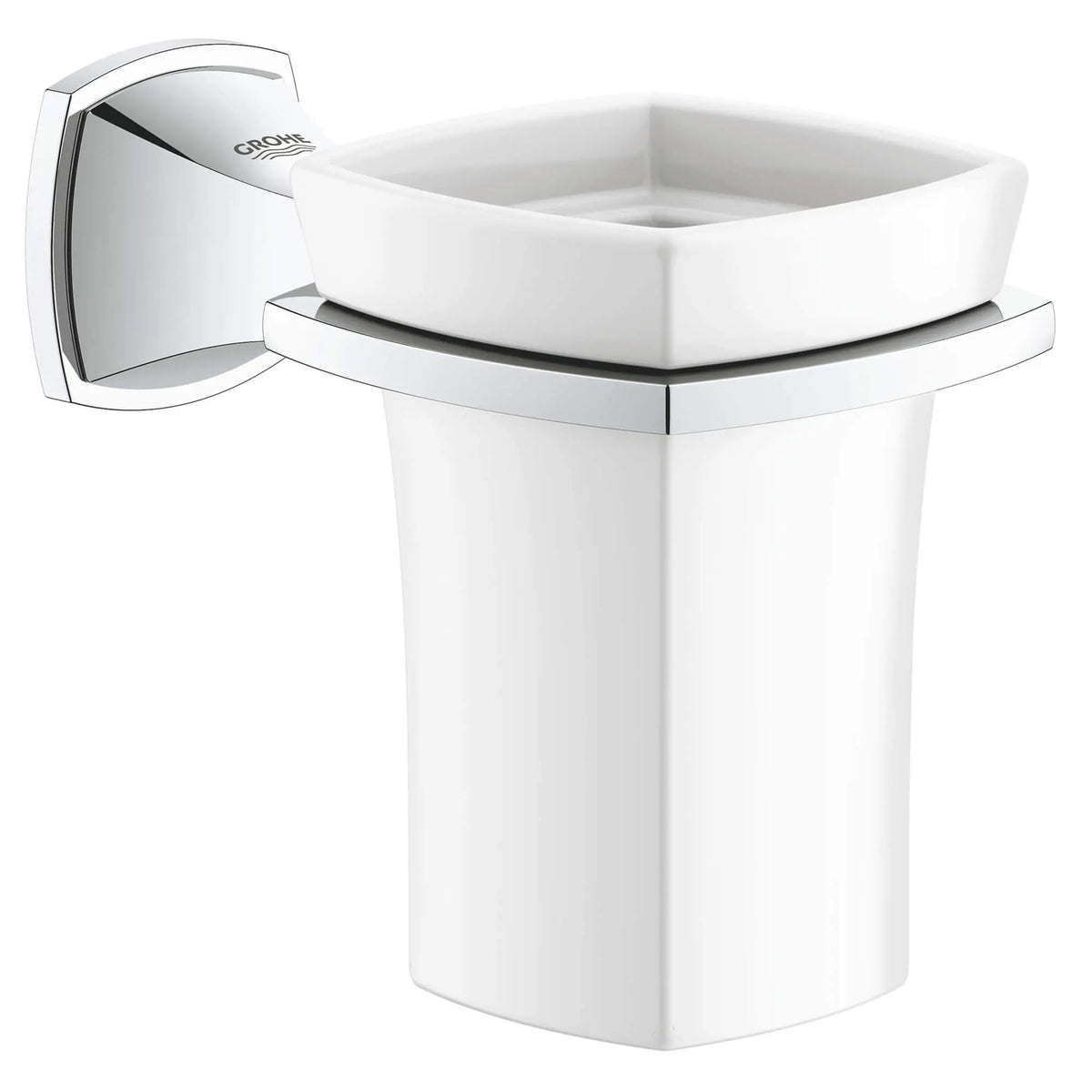 GROHE Grandera Ceramic Tumbler with Holder – 40626