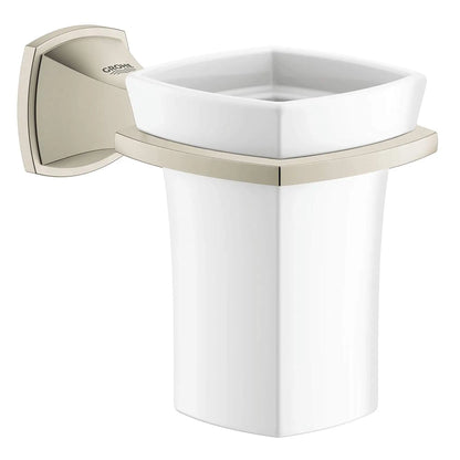 GROHE Grandera Ceramic Tumbler with Holder – 40626