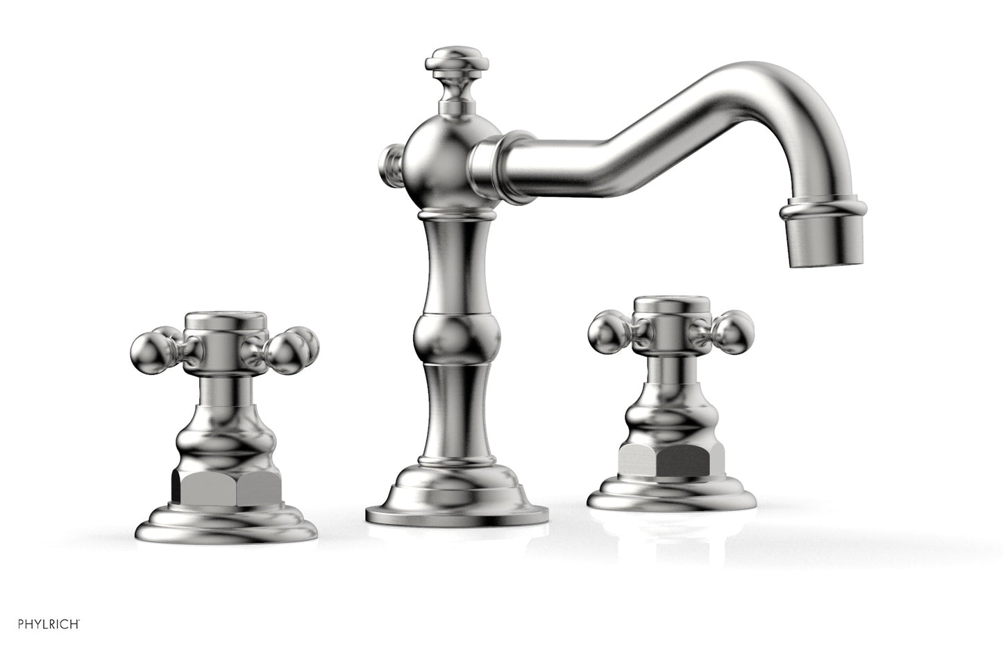 Phylrich HENRI Widespread Faucet - Cross Handles 161-01