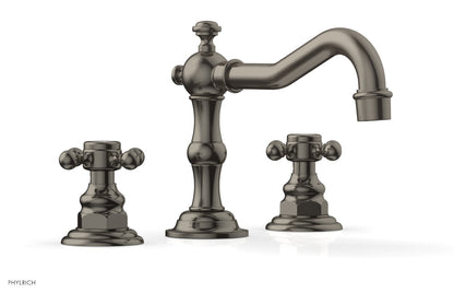 Phylrich HENRI Widespread Faucet - Cross Handles 161-01