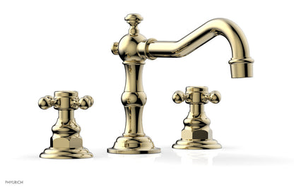 Phylrich HENRI Widespread Faucet - Cross Handles 161-01