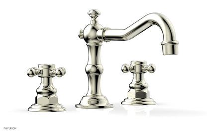 Phylrich HENRI Widespread Faucet - Cross Handles 161-01