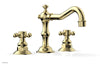 Phylrich HENRI Widespread Faucet - Cross Handles 161-01