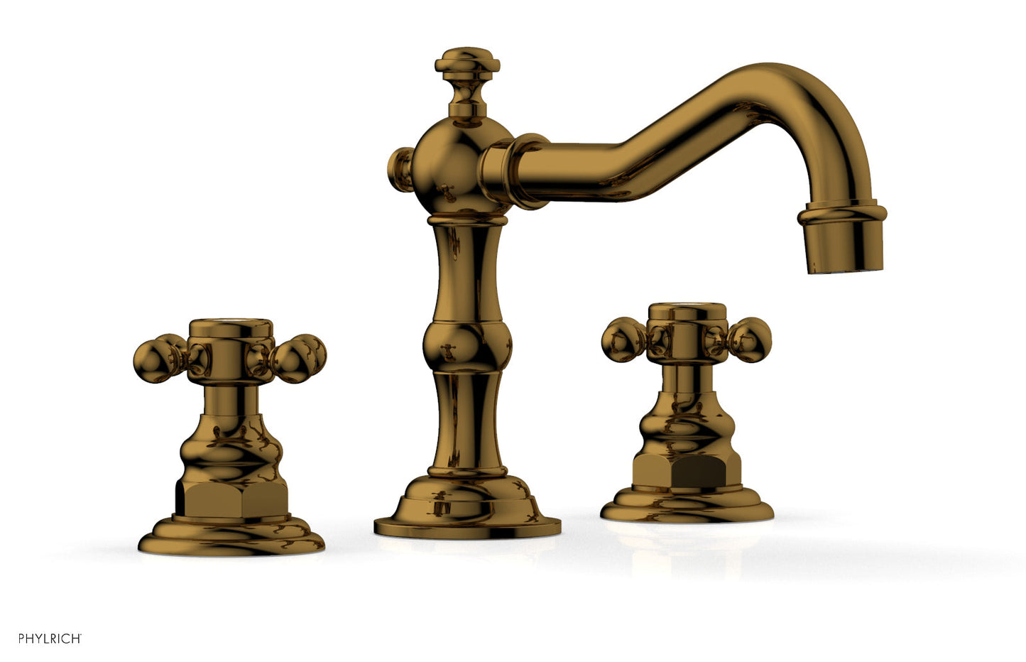Phylrich HENRI Widespread Faucet - Cross Handles 161-01