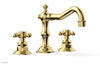 Phylrich HENRI Widespread Faucet - Cross Handles 161-01