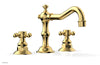 Phylrich HENRI Widespread Faucet - Cross Handles 161-01