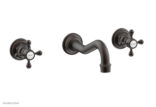 Phylrich HENRI Wall Lavatory Set With Cross Handles 161-11