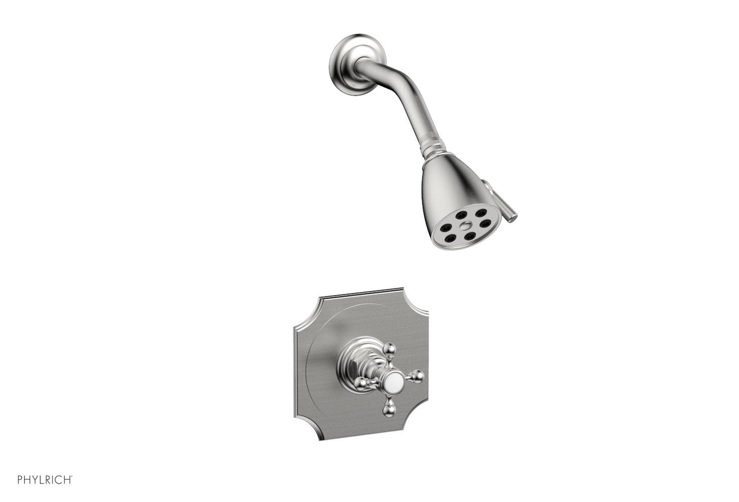 Phylrich HENRI Pressure Balance Shower Set Cross Handle 161-21
