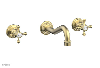 Phylrich HENRI Wall Tub Set - Cross Handle 161-56