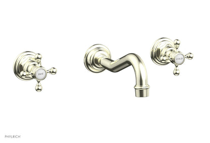 Phylrich HENRI Wall Tub Set - Cross Handle 161-56