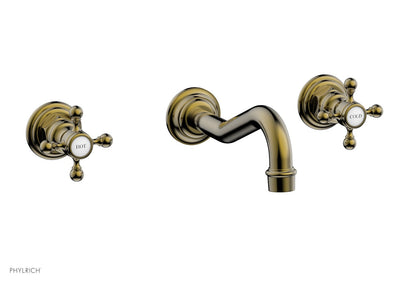 Phylrich HENRI Wall Tub Set - Cross Handle 161-56