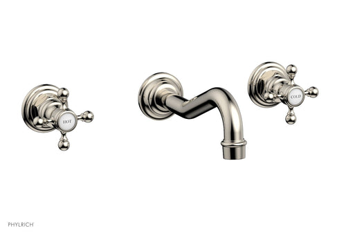 Phylrich HENRI Wall Tub Set - Cross Handle 161-56