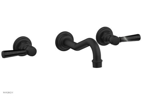 Phylrich HENRI Wall Tub Set - Marble Lever Handles 161-58
