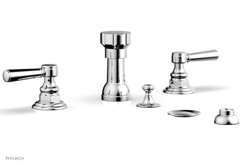 Phylrich HENRI Four Hole Bidet Set - Lever Handles 161-61