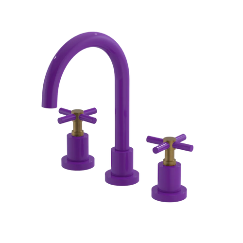Rubinet Widespread Lav. Set. (less drain) Purple Haze