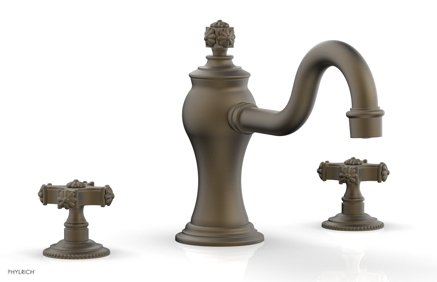 Phylrich MARVELLE Deck Tub Set - Cross Handles 162-40